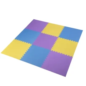 One Fitness MP10 Ochranná puzzle podložka žlutá-modrá-fialová (5907695592030)