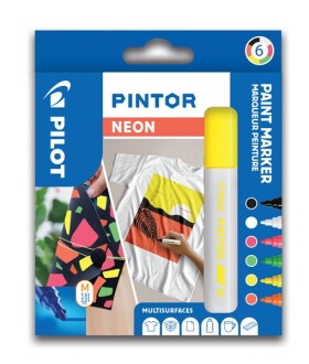 PILOT Pintor Medium Sada akrylových popisovačů 1,5-2,2mm - Neon 6 ks