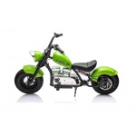 Mamido Dětská elektrická motorka Chopper Warrior 36V zelená