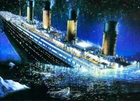 Norimpex Diamantový obrázek 30 x 40 cm - Titanic
