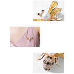 Exkluzivní brož Swarovski Elements Gianluicia - vosa, Barevná/více barev