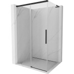 MEXEN/S - Rox L sprchový kout posuvný 90 x 110, transparent, černá 8C2L-090-110-70-00