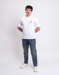 Tričko Edwin Music Channel TS White/Red garment