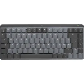 Logitech MX Mechanical Mini grafitová / Kancelářská klávesnice / bezdrátová / mechanická / Tactile Quiet / BT / DE layou (920-010771)