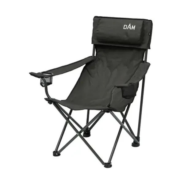 DAM Židle Foldable Chair With Bottle Holder Steel (66561)