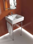 DURAVIT - Vero Umyvadlo 50x47 cm, s přepadem, s otvorem pro baterii, bílá 0454500000