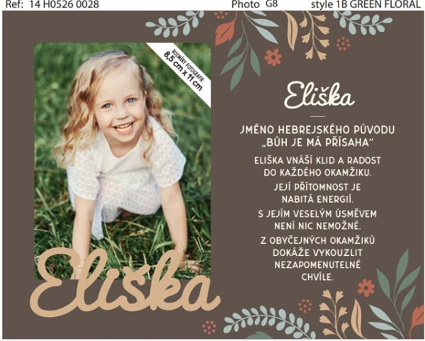 28_Fotorámeček se jménem_Eliška - Albi