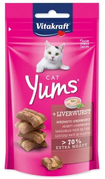 Vitakraft Cat Yums s játrovkou 40 g / Pamlsek pro kočky (493-2428822)