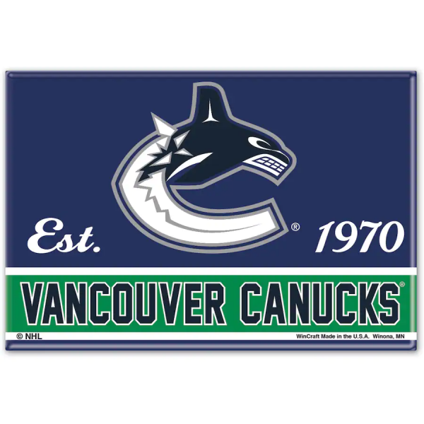 Wincraft Magnetka na Lednici Vancouver Canucks NHL
