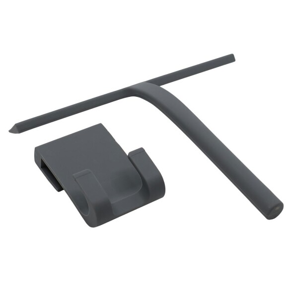 Mereo Stěrka na sklo silikonová, š. 280 mm, s držákem, šedá CK20G