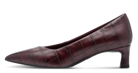 Tamaris 1-22351-47-552 Dámské lodičky merlot croco 40