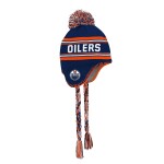 Outerstuff Dětská Zimní Čepice Edmonton Oilers Jacquard Tassel Knit With Pom