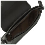 Módní dámská koženková kabelka na rameno Harper, tmavě šedá