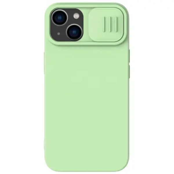 Pouzdro Nillkin CamShield Silky Apple iPhone 14 Plus zelené