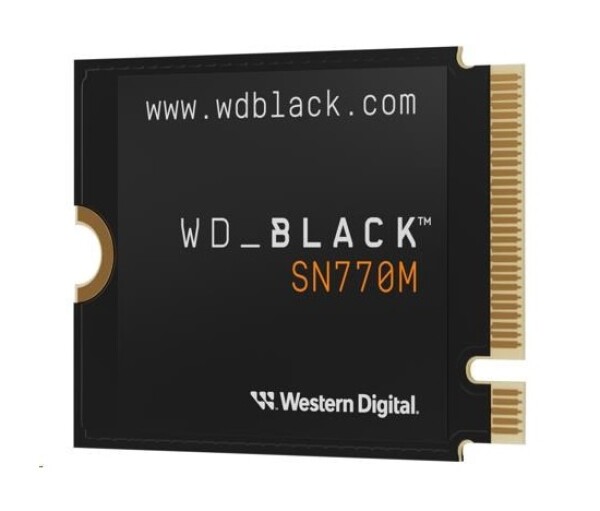 WD BLACK SSD NVMe 2TB PCIe SN 770M, Gen4 8 Gb/s, (R:5150, W:4900MB/s) M.2 2230-S3-M EDF_8100508