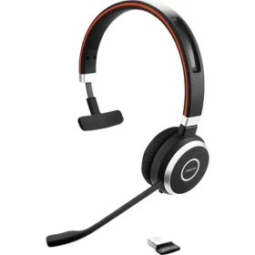 Jabra Evolve 65 UC Mono / bezdrátové sluchátko s mikrofonem / pro Cisco Avaya / USB + BT (6593-829-409)