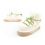 Dámské zimní sněhule D.Franklin fashion fur insulated boots beige green dámské 39