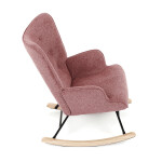 Houpací křeslo, růžová, látka, AK-373 PINK2