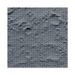 BRIXIES Plus 225.004 Designová podložka na stavění - měsíční krajina 25,5 x 25,5 cm
