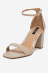 Sandály NINE WEST WFA2647-1 Imitace kůže/-Ekologická kůže
