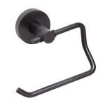 SAPHO - X-ROUND BLACK držák toaletního papíru, černá mat XR704B