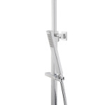 INVENA - Dešťová sprcha s baterií sprchovou paros trend chrom; AU-33-B01-C