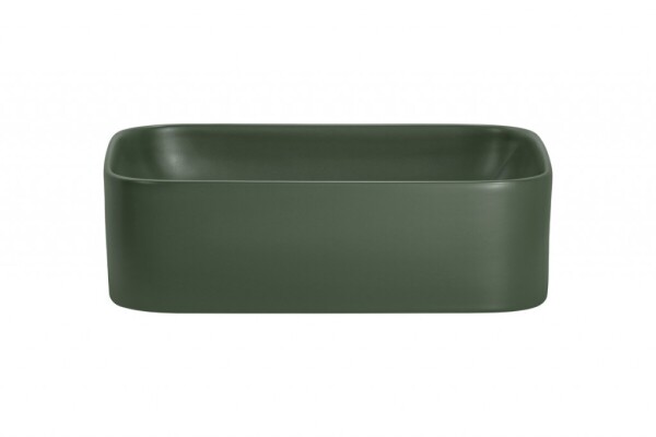 COMAD - Umyvadlo na desku KAMA 50, zelená mat 5907611655252