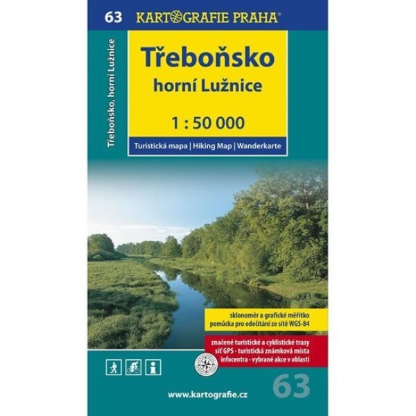 1: 50T (63)-Třeboňsko,horní Lužnice (turistická mapa), 2. vydání