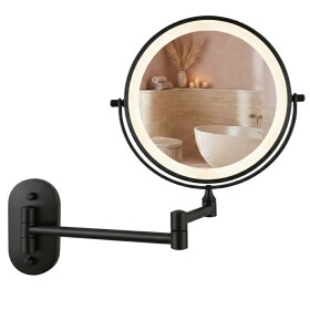 REA - Zrcadlo LED Glow Black HOM-70000
