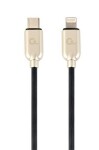 Gembird CC-USB2PD18-CM8PM-1M Datový a nabíjecí, USB Type-C, USB 8-Pin, 1m, černý