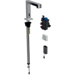 GEBERIT - Brenta Elektronická termostatická umyvadlová baterie, bateriové napájení, chrom 116.198.21.1