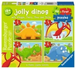 Ravensburger Moje první puzzle Veselí dinosauři 2/3/4/5 dílků