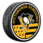 Mustang Puk Pittsburgh Penguins NHL American Flag Pat Puck