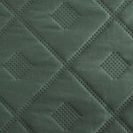 DumDekorace Elegantní přehoz - zelený, geometrický vzor Šířka: 200 cm | Délka: 220 cm
