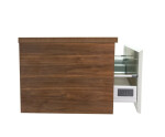 Koupelnová skříňka s krycí deskou Naturel Monza 119x30x45 cm ořech mat MONZA120WN MONZA120WN