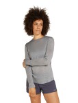 Dámské merino tričko s dlouhým rukávem ICEBREAKER Wmns 125 Cool-Lite Sphere III LS Tee, Metro Heather velikost: L