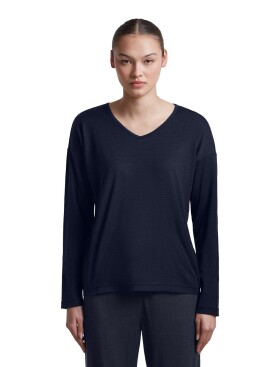Dámské merino triko dlouhý rukáv ICEBREAKER Wmns Merino 150 Lodge LS Tee, Midnight Navy velikost: M