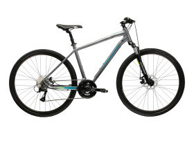 KROSS EVADO 3.0, rám 19" (M), model 2025, pneu 28", barva grey - ZDARMA dopravné, seřízení, odborná montáž a sada světel! (Záruka nejlepší ceny! Nakupujte u autorizovaného prodejce!)