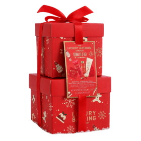 Grace Cole Sada pečující kosmetiky Wild Fig & Cranberry – Stacking Treats, červená barva, plast, papír