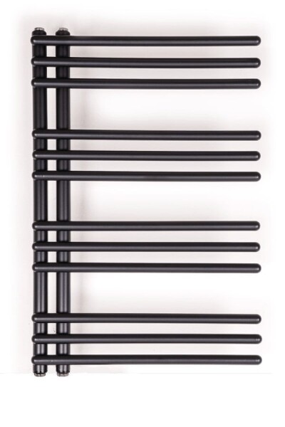 Radiátor kombinovaný SAT HTO 74x50 cm černá matná SATRAHTO500740BL SATRAHTO500740BL