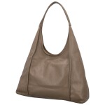 Stylová dámská kožená kabelka na rameno Nemesis, taupe