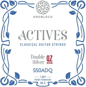 Knobloch ACTIVES Double Silver QZ Nylon High 550 Tension 36.5
