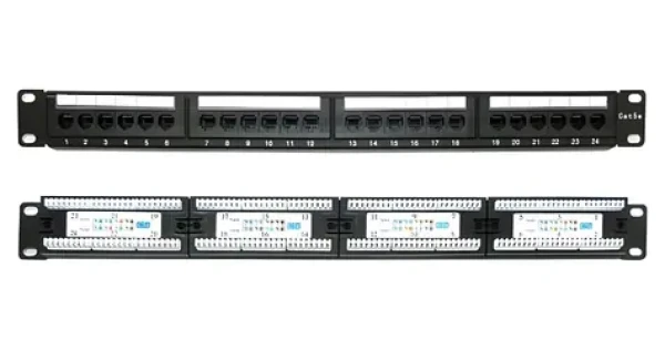 XtendLan / Patch panel / 19\" / 24 portů / Cat5e (PP19-24C5EU2)
