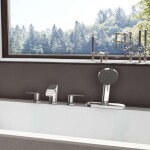 HANSGROHE - Vivenis Baterie na okraj vany, 4-otvorová instalace, sBox, chrom 75444000