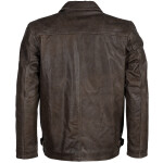 Pánská Kožená Bunda Jasper Brown Cracker Brixton Hnědá Velikost: 7XL