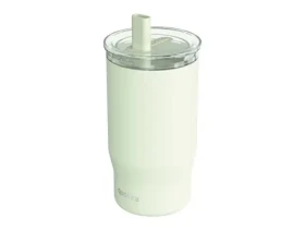 Quokka Nerezový termohrnek s brčkem Mist Pastel Green 720 ml (40139QO)