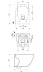 CERSANIT - SET C502 WHB DESSE VORTEX /VÍROVÉ SPLACH/ TS DUR SC EO 1B BOX M S4024-001
