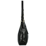 Elegantní dámská kožená kabelka na rameno Katana Tenga, černá