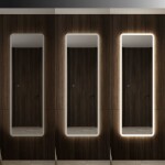 REA - Zrcadlo LED 150x50cm MOL-SQ HOM-01527