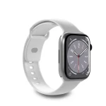 Puro ICON bílá / Řemínek pro Apple Watch / 42/44/45/49 mm / Silikon / 2 ks (PUICNAW44WHI)